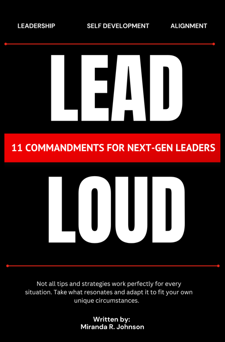 LeadLoud, a book by Miranda R. Johnson